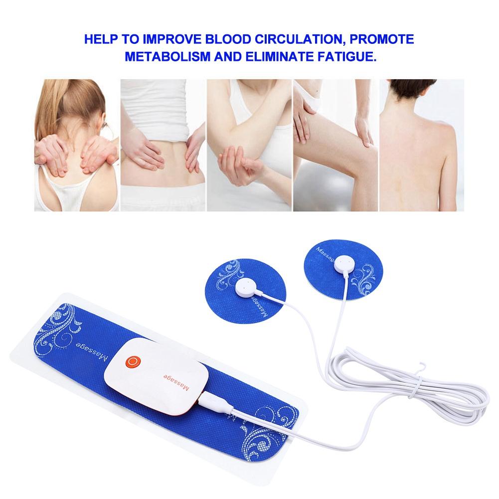 Mini Wireless Tens EMS Therapy Instrument Cervical Vertebra Pain Relieve Massager