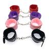 Handcuffs PU Leather Restraints Bondage Cuffs Roleplay Tools Sex Toys for Couples Game 4 Colors