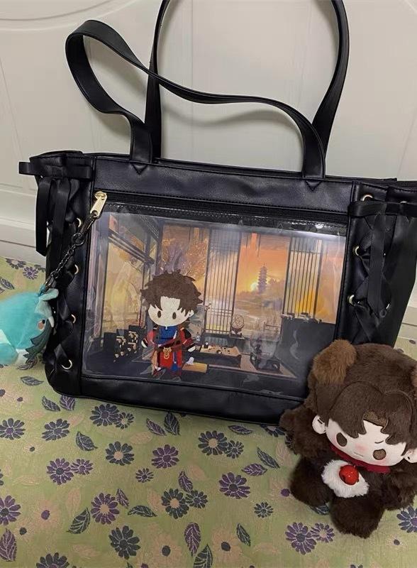Japanese Girls Cute Kawaii Ita Bag Y2K Spicy Girl Personalized Handheld Tote Bag New Fashion Large Capacity Shoulder Bag