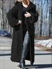 Women's 2025 Winter Hooded Knit Cardigan Sweater Coat