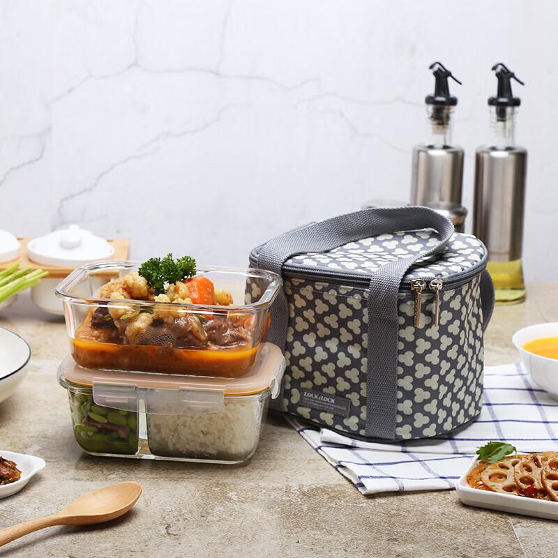 LOCK&LOCK Heat-Resistant Glass Bento Box Set