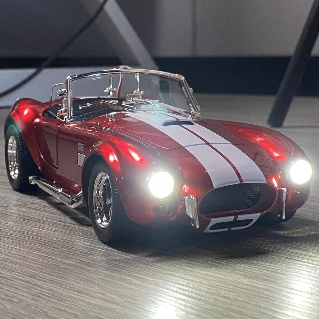 1:24 Ford Shelby Cobra 427 Roadster 1965 S/C Legierung Metall Druckguss Modellauto Sammlung & Hobby Dekoration Display Ornamente Geschenke