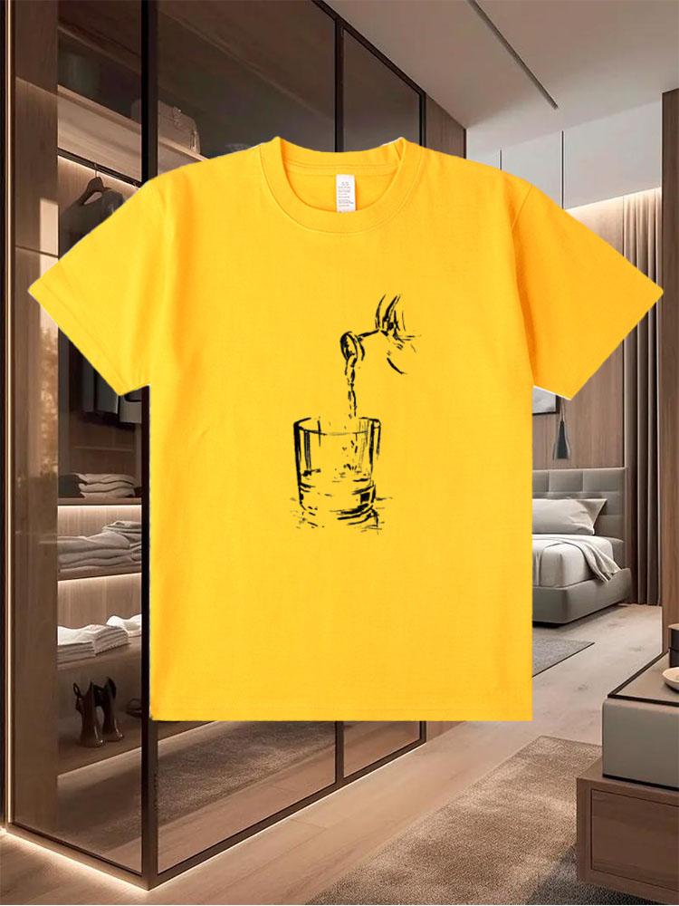 2025 Summer New 100% Pure Cotton T-Shirts for Men Leading the Trend In Men's Fashion
