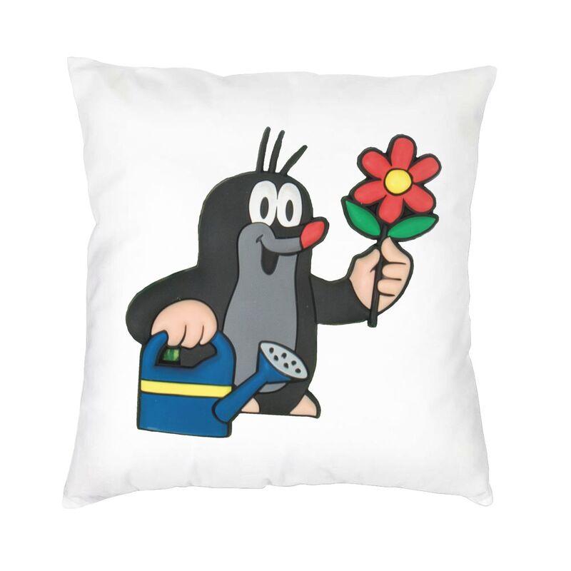 

Happy Mole Cartoon Cushion Cover Two Side 3D Print Krtek Little Maulwurf Floor Pillow Case for Car Cool Pillowcase Decoration 30x30cm 12x12in
