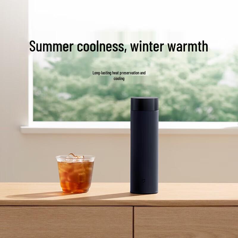 Mijia 500ml Screw-Top Stainless Steel Vacuum Thermos Cup