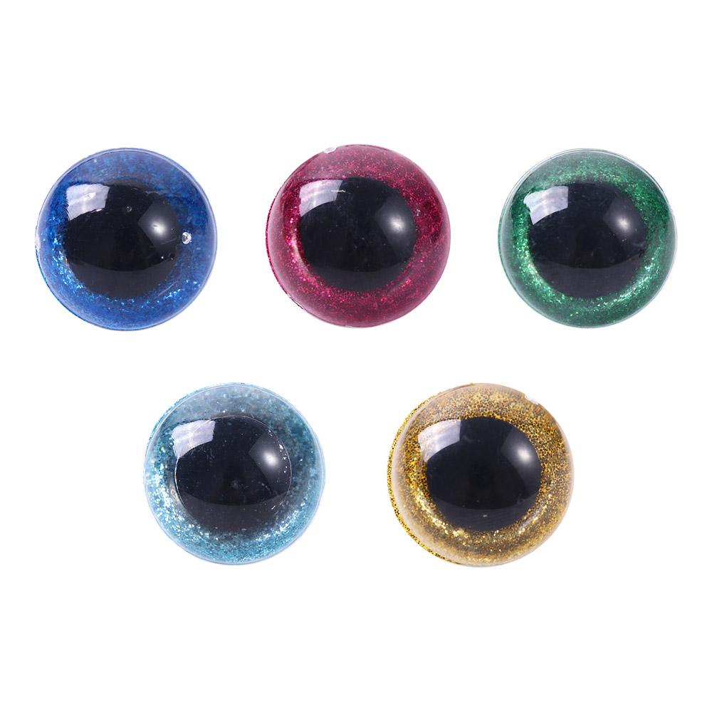 Plastic Safety Eyes 14/16/18/20/22mm Plush Toys Eyes 3D Doll Eyes Doll Making Eyes 3D Glitter Eyes