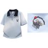 Izzue It Women's Summer Polo Cartoon Embroidered T-Shirt