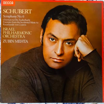 LP Record SCHUBERT, ZUBIN MEHTA, ISRAEL PHILH - Symphony No. 6 / Overture To Die Za SXL6891 DAECCA 1979 Japan Classical Used