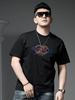 Ozhouzhan Men's High End T-shirt 2025 New Short Sleeve Top Trendy Print T-shirt Summer Half Sleeve Bottoming Shirt