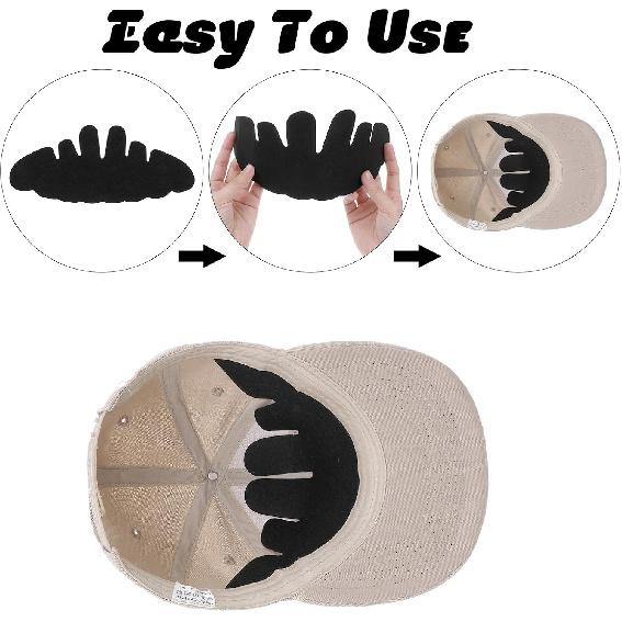 10Pcs Baseball Caps erts Hat Shaper erts Shapers Liner Washable Reble Hat Support Brim for Baseball Sports Cap