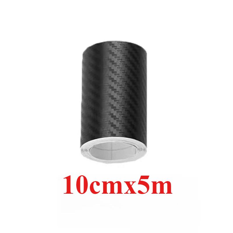 3D Carbon Fiber Car Stickers Auto Door Threshold Trunk Protective Strip Anti Scratch Tape Waterproof Decal Auto Accessories