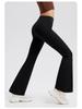 High Waist Fleece-Lined Wide Leg Yoga Pants - Tummy Control, Slimming, Warm for Autumn/Winter
