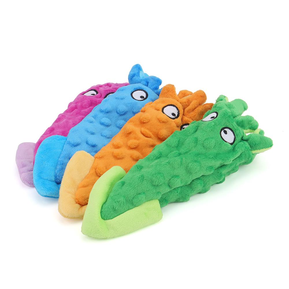 Cute Squid Pet Plush Toy Cat Dog Squeak Puzzle Toy Bite Resistant Interactive Pet Dog Teeth Cleaning Chew Pet Supplies