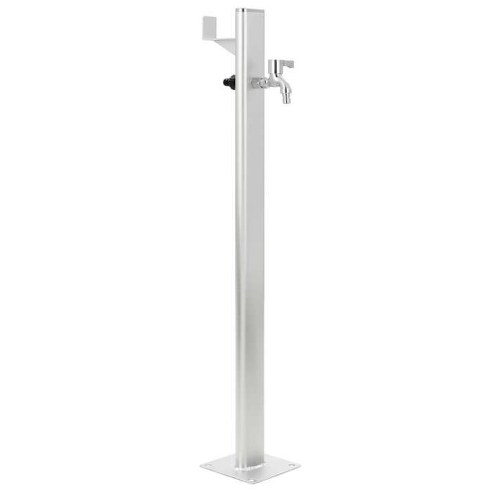 VidaXL Colonne à eau de jardin Aluminium 95 cm