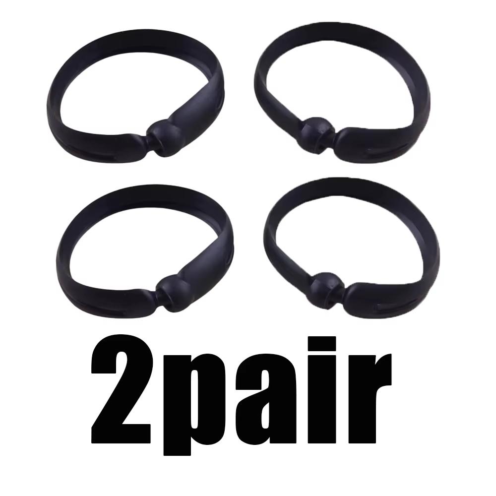 1/2pair Women Diy Hair Tool Donut Bun Clip For Bobo And Ball Head Hairstyles Quick Release Of Accessories Hairstyle Decoration