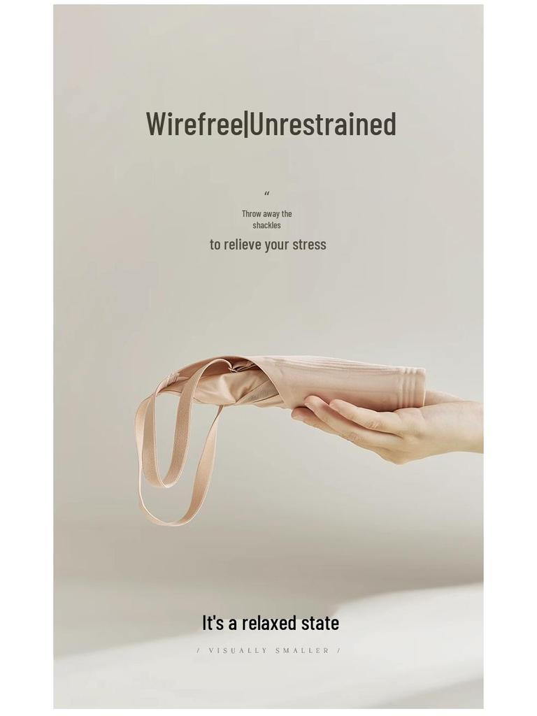 Ultra-thin Bunny Ear Seamless Soft Support Anti-Sagging Bra