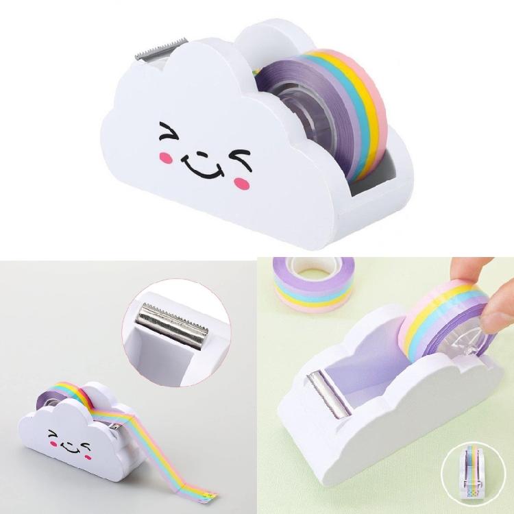 Desktop Tape Dispenser with Tape for Packaging Heavy Duty Tape Dispenser for Clear Tape Scrapbooking Tape Packing Tape