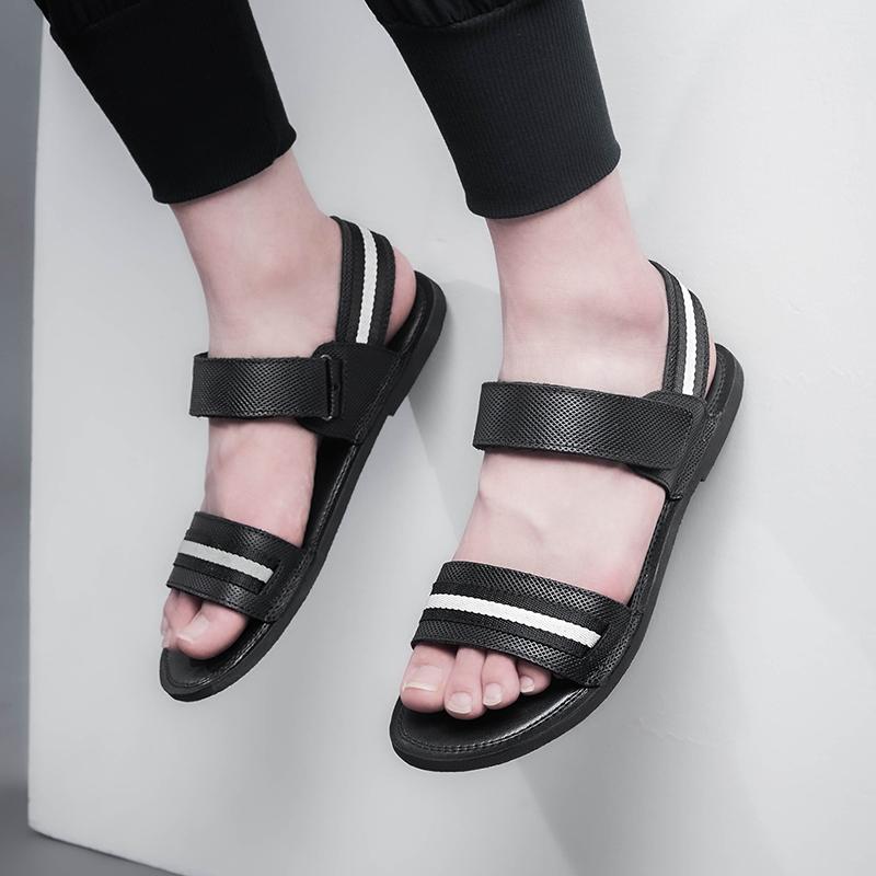 Comfortable Mens Sandals Leisure Beach Summer Shoes Holiday Men Sandaly New Outdoor Male Retro Casual Shoes Simple Cool Sneakers