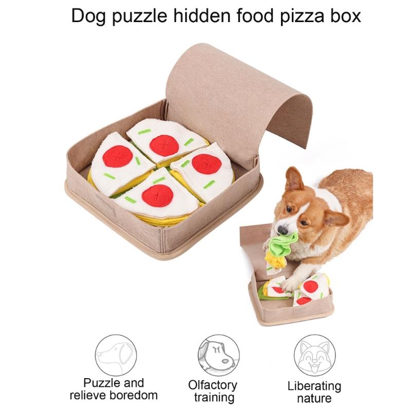 Pet Dog Snuffle Pad Slow Feeding Treats Pad Puppy Indoor Sniffing Mat Anti-Slip Dog Puzzle Mat for Boredom Cats Dogs