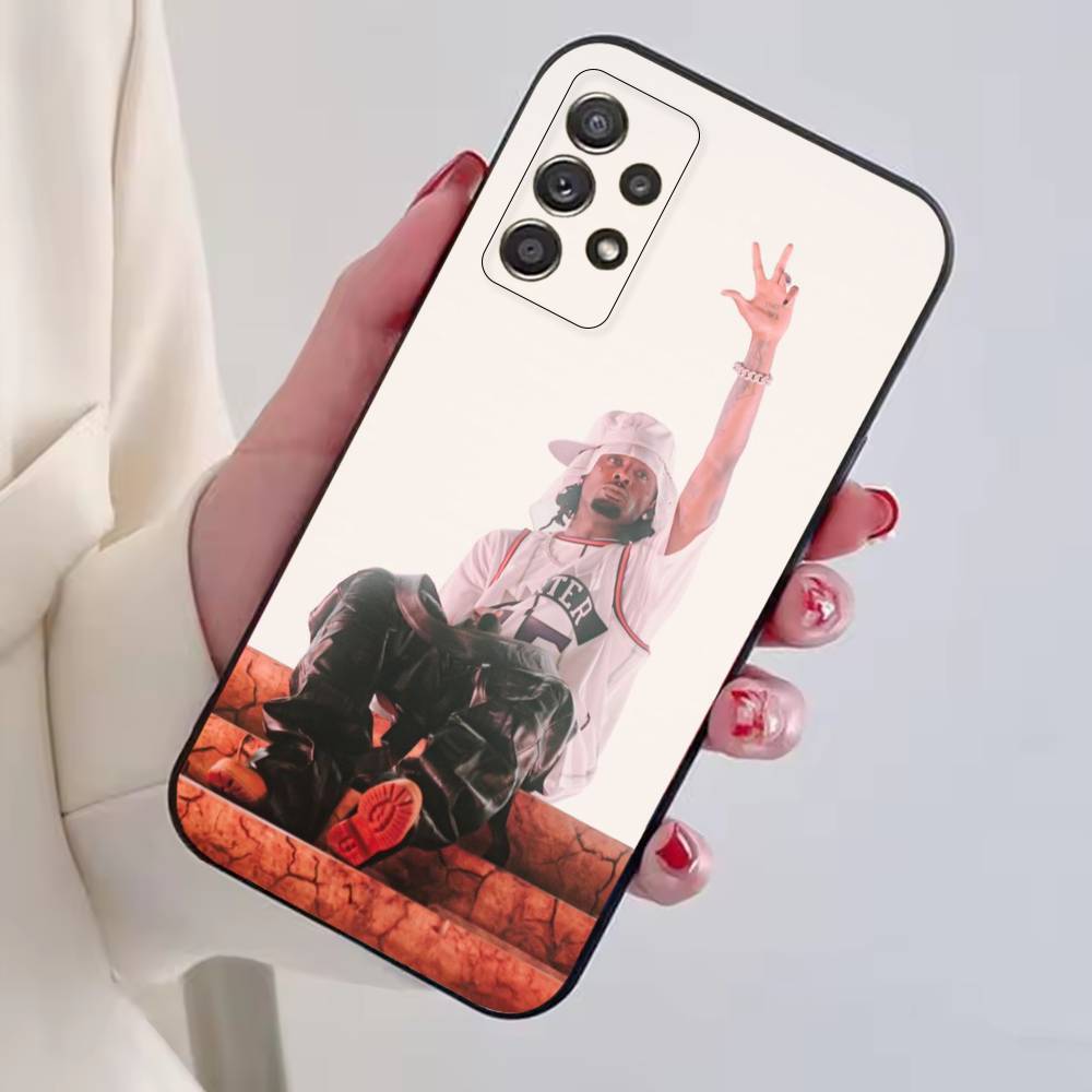 Rapper P-Playboi Carti Phone Case For Samsung S25,S24,S21,S22,S23,S30,Ultra,S20,Plus,Fe,Lite,Note,10,Black Cover