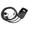 Type 2 Plug EV Charging Wall Station IEC 62196‑2 Connector 5m 220‑250V 3.5kW 16A Adjustable 2.8in LCD Screen