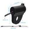 12V Motorcycle Handlebar 2.4A USB Adapter Charger with Digital Voltmeter Fits for 22mm-26mm Handlebars