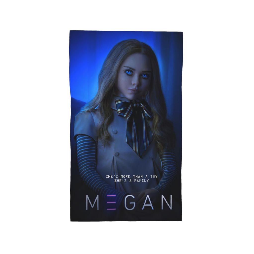 Run From M3Gan Thriller Soft Face Towel Quick Dry Pool Bath Cotton Towels Breathable