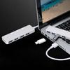 Portable USB 3.0 4 Port Hub with Individual Switches for Easy Peripherals Connection Fast Data Transfer Plugs and Play