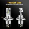 1Pcs  H4 LED 9003 HS1 P43T LED Motorcycle Headlight H4 Hi/low Bulb Motor Headlamp for BMW Yamaha Ktm Exc Harley Touring Suzuki