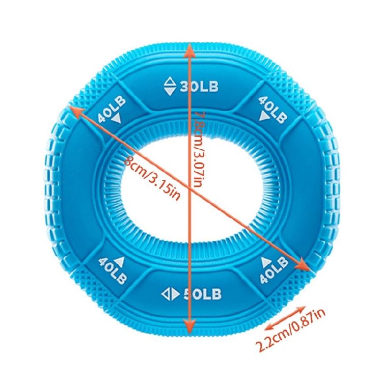 Adjustable Hand Grip Rings Carpal Expander Silicone Exerciser Portable Muscle Finger Forearm Trainer for Homes Gym