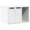 Vidaxl Mobile per Lettiera, Bianco, 60X40X40 Cm, Materiale a Base di Legno