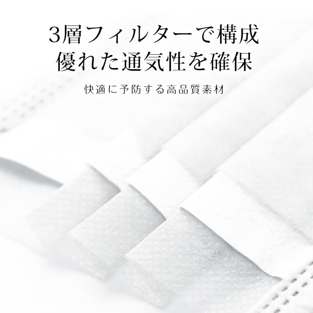 Sisibella Nonwoven Pollen Nonwoven Color and White Masks, 51-Count, Protection, Small, Disposable, Masks, Masks, Stylish, Women's Children's Sizes,