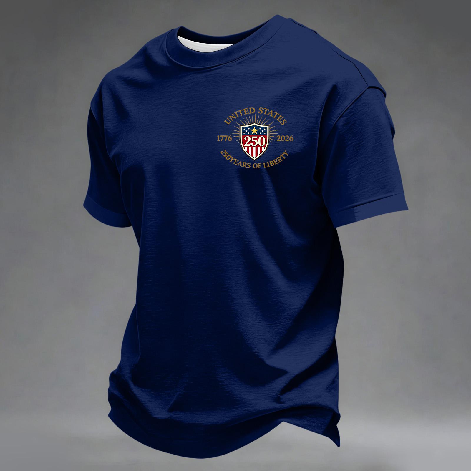 

Men s Casual Day Commemorative Printed Top XXXL
