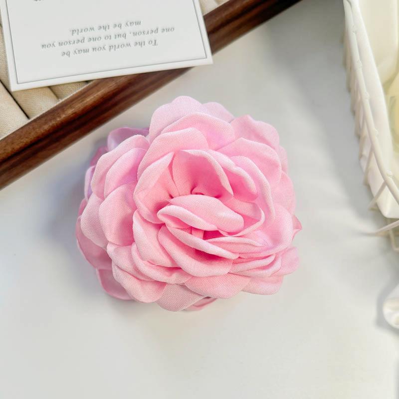 Agrafe de păr Vintage din material textil cu flori, crab, franceză, cu coadă de cal, fete, agrafe de păr, rechin, agrafe de păr pentru femei, accesorii de păr pentru pălării