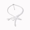 French Light Luxury Asymmetrical Pearl Bow Collarbone Chain Simple Sweet Cool Elegant Temperament Fringe Necklace