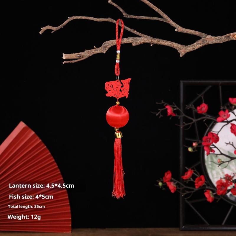 2026 Jahr des Pferdes Wandhänge-Laternen-Ornament Chinesisches Jahr Glücksdekoration Zubehör Einweihung Kleiner Anhänger Gi