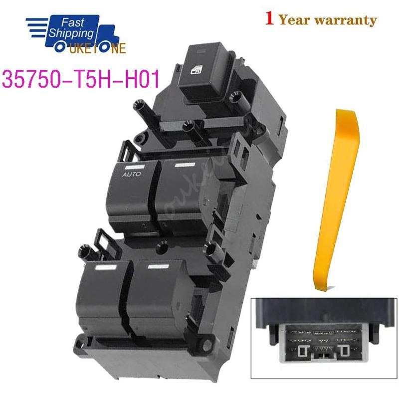 

35750-T5H-H01 For Honda Fit Jazz GK5 2014- Front Left Master Driver Side Electric Power Lifter Window Switch Button Parts