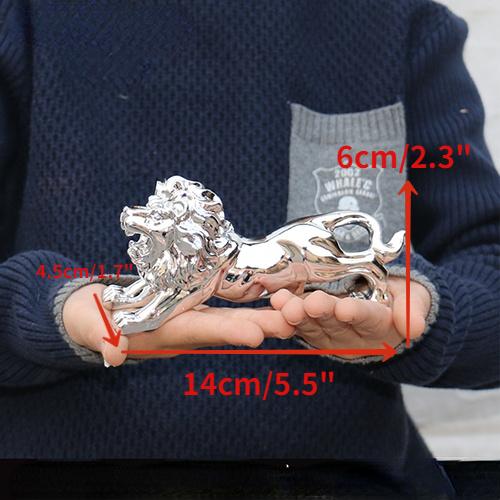 

Creative large gold lion car accessories Car center console accessories High grade men s off-road vehicle decoration perfume