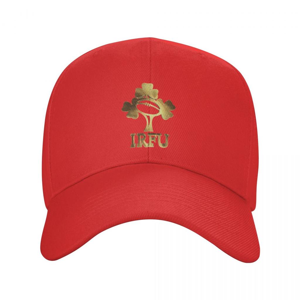 IRFU Ireland Rugby Guld Baseballkeps Solhatt Anime Märke Man Kepsar Hattar för unisex dam