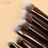 6 Stück Mini Reise-Make-up-Pinsel Set Mit Box Tragbar Kosmetik Puder Foundation Rouge Verblenden Concealer Pinsel Make-up Werkzeuge