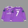Vintage Futbol Forması Uzun Kollu Klasik Milli Takım Gömleği Beckham Zidane C Ronaldo Retro Futbol Üstü