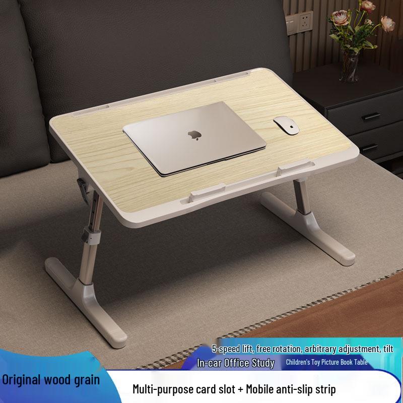 Folding Bed  Laptop Desk: Compact, Adjustable, Multi-Purpose Table for Bay Windows