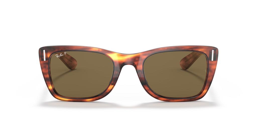 CARIBBEAN Sunglasses 0RB2248 BROWN 52 Ray-Ban Men's 954/57 B-15