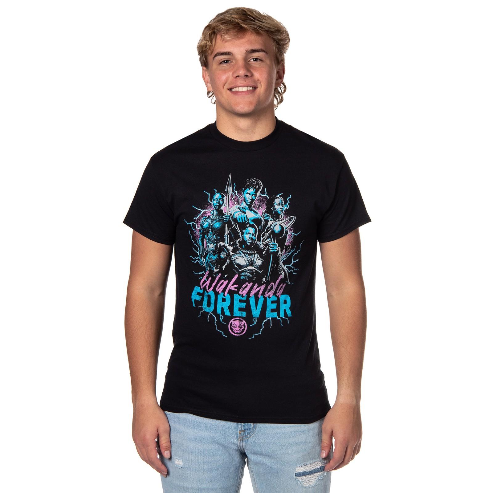 Black Panther Wakanda Forever Men s Shuri Okoye M Baku Nakia T-Shirt XL