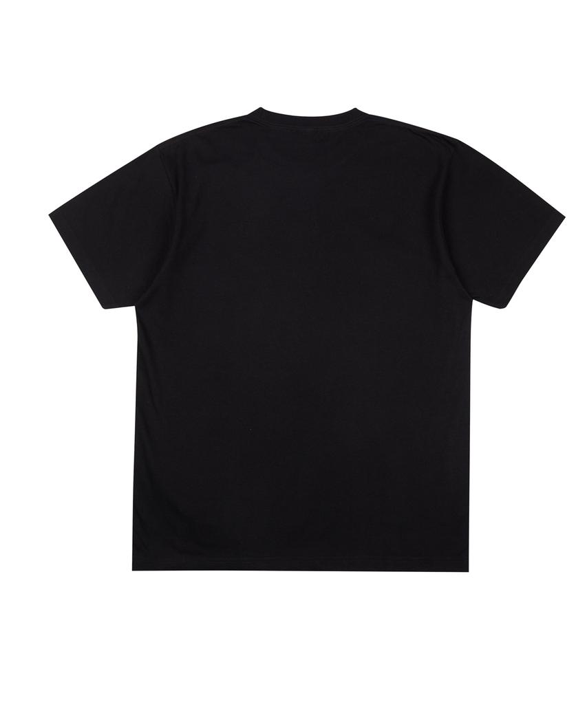 CREAM SODA LAB Lab Flower Cream Short Sleeve T-Shirt Black