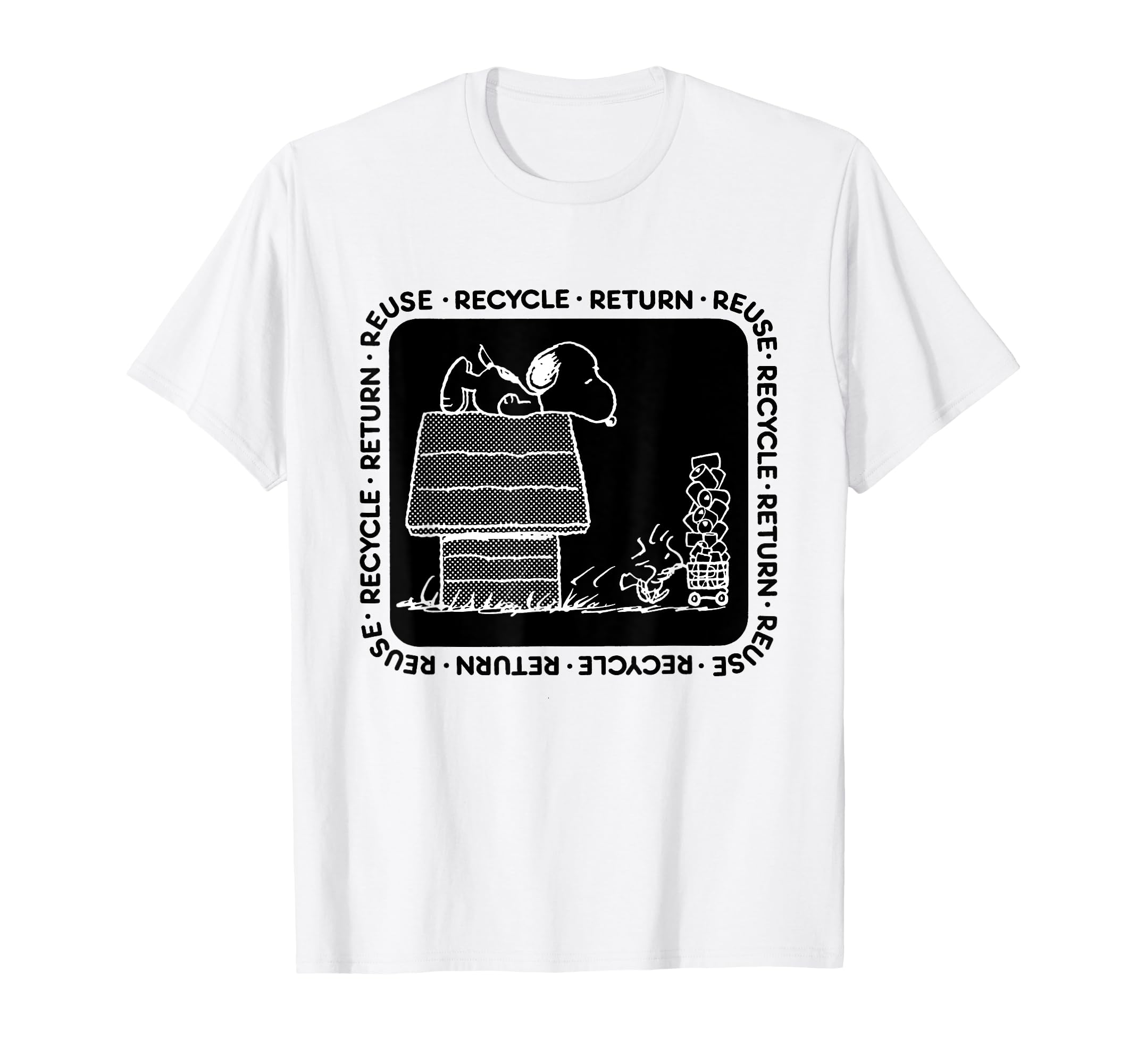 

Футболка Peanuts Snoopy из переработанных материалов синий