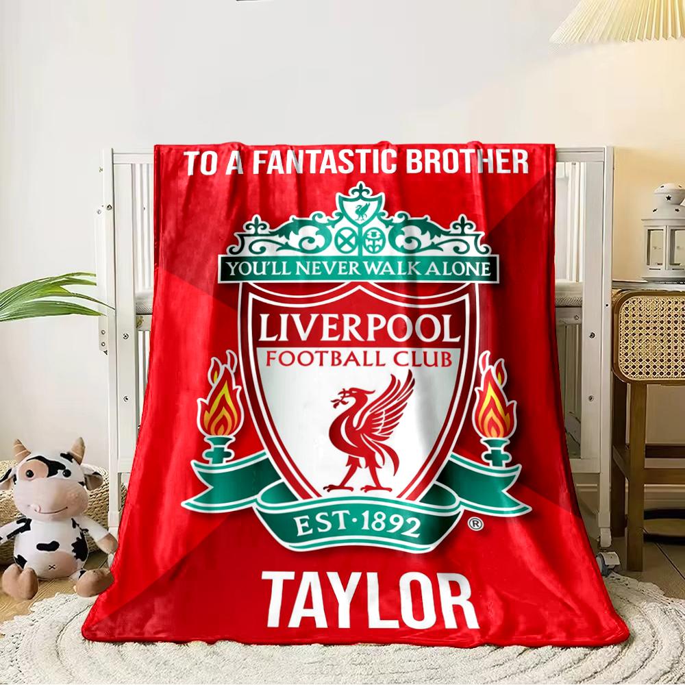 Liverpool Football Club Designed Flannel blanket for bedroom, living room, sofa, and nap