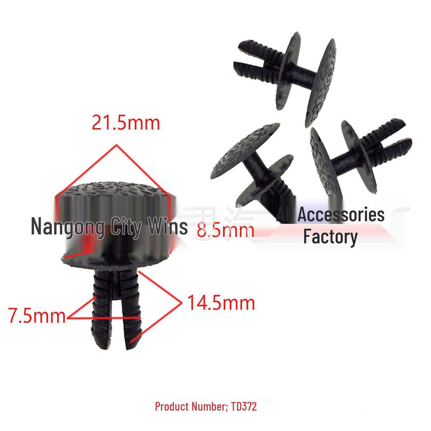 

Truck Roof Accessories: Insulation Fixing & Decorative Nylon Clips 10,000