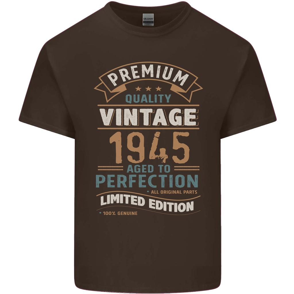 Premium Vintage 81st Birthday 1945 Unisexs Light Cotton TShirt