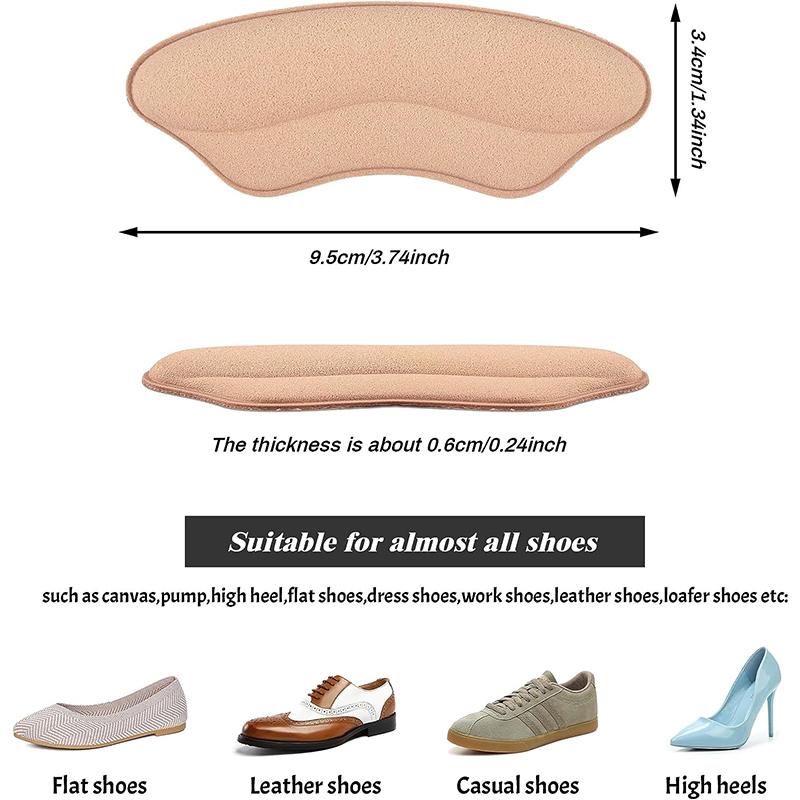 1 Pair Self Adhesive Heel Pad for High Heel Sneakers Pain Relief Adjustable Heel Sticker Protector